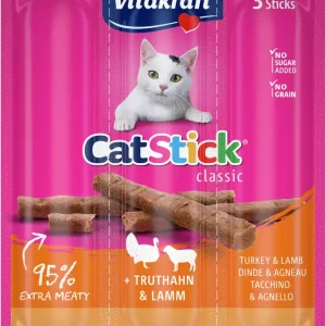 Schneller Versand Vitakraft Cat Stick Mini Truthahn/Lamm 3 Stück